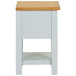 NNEVL Nightstand 36x30x47 cm Solid Oak Wood - Image 4
