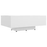 NNEVL Coffee Table White 85x55x31 cm Chipboard - Image 2