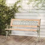 NNEVL Garden Bench 122 cm Solid Wood Fir