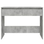 NNEVL Console Table Concrete Grey 100x35x76.5 cm Chipboard - Image 5