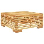 NNEVL Garden Coffee Table 69.5x69.5x31 cm Solid Wood Teak - Image 2