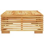 NNEVL Garden Coffee Table 69.5x69.5x31 cm Solid Wood Teak - Image 4