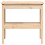 NNEVL Console Table 80x40x75 cm Solid Wood Pine - Image 4