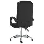 NNEVL Reclining Office Chair Black Faux Leather - Image 5