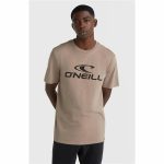 Men’s Short Sleeve T-Shirt O'Neill Logo Light brown - Image 5