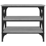 NNEVL Side Table Grey Sonoma 55x38x45 cm Engineered Wood - Image 5