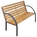 NNEVL Garden Bench 112 cm Solid Wood Fir