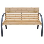 NNEVL Garden Bench 112 cm Solid Wood Fir - Image 2