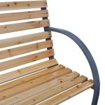 NNEVL Garden Bench 112 cm Solid Wood Fir - Image 3