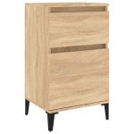 NNEVL Bedside Cabinet Sonoma Oak 40x35x70 cm - Image 2