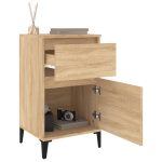 NNEVL Bedside Cabinet Sonoma Oak 40x35x70 cm - Image 5