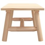 NNEVL Coffee Table 90x50x41 cm Solid Wood Spruce - Image 4