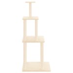 NNEVL Cat Tree with Sisal Scratching Posts Cream 149 cm - Image 4