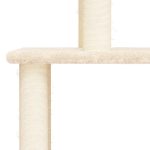 NNEVL Cat Tree with Sisal Scratching Posts Cream 149 cm - Image 5