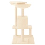 NNEVL Cat Tree with Scratching Posts Cream 82 cm - Image 4