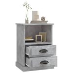 NNEVL Bedside Cabinets 2 pcs Concrete Grey 43x36x60 cm - Image 5