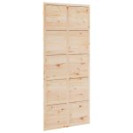 NNEVL Barn Door 90x208 cm Solid Wood Pine - Image 2