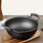 NNETM Pre-Seasoned Cast Iron Skillet with Dual Handles - Image 2