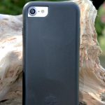 Custodia iNature iPhone 7/8/SE 2020 - Nero Vulcano