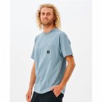 Men’s Short Sleeve T-Shirt Rip Curl Pocket Quality Surf  Blue - Image 5