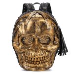 3D Backpack 3D  PU Leather Skull Studded Backpack - Image 5