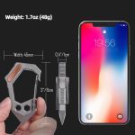 COOYOO KU02 Titanium EDC Mini Multi-Tool Tactical Keychain - Image 2