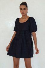 Andrea Babydoll Cotton Mini Dress (Sale) - Image 24