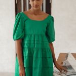 Andrea Babydoll Cotton Mini Dress (Sale)