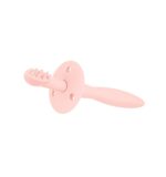 Canpol Babies Szilikonos fogkefe rágókával - Rózsaszín