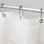Organic Linen Shower Curtain | Off White | Eco-Friendly & Mold-Resistant | UK Made - Image 4