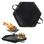NNEOBA Camping Fire Pit Mat Hexagonal Portable Fireproof Pad