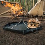 NNEOBA Camping Fire Pit Mat Hexagonal Portable Fireproof Pad - Image 2