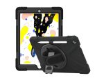 Coque Securit rotative iPad 10.2 (7/8/9th gen) - Noir