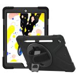 Coque Securit rotative iPad 10.2 (7/8/9th gen) - Noir
