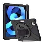 Coque Securit rotative iPad Air 11 (M3/M2), Pro 11 (2022/21 - 4th/3rd gen), Air 10.9 (4th/5th gen) - Noir