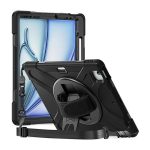 Coque Securit rotative iPad Air 13 (2025/24 - M3/M2) - Noir