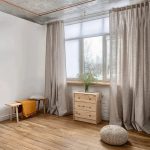 Natural Organic Linen Privacy Curtains - Semi-Sheer Undyed | Standard & Made to Measure Sizing - Image 3