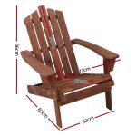 NNEDSZ Outdoor Sun Lounge Beach Chairs Table Setting Wooden Adirondack Patio Brown Chair - Image 2