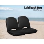 NNEDSZ Foldable Beach Sun Picnic Seat - Black - Image 4