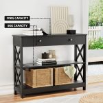 NNEDSZ Console Table 3-tier USB Outlets - Image 5