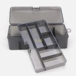 Waterproof Double Layer Fishing Tackle Box - Image 4