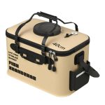 NNEOBA Folding Live Fish Bucket with Portable EVA Water Tank