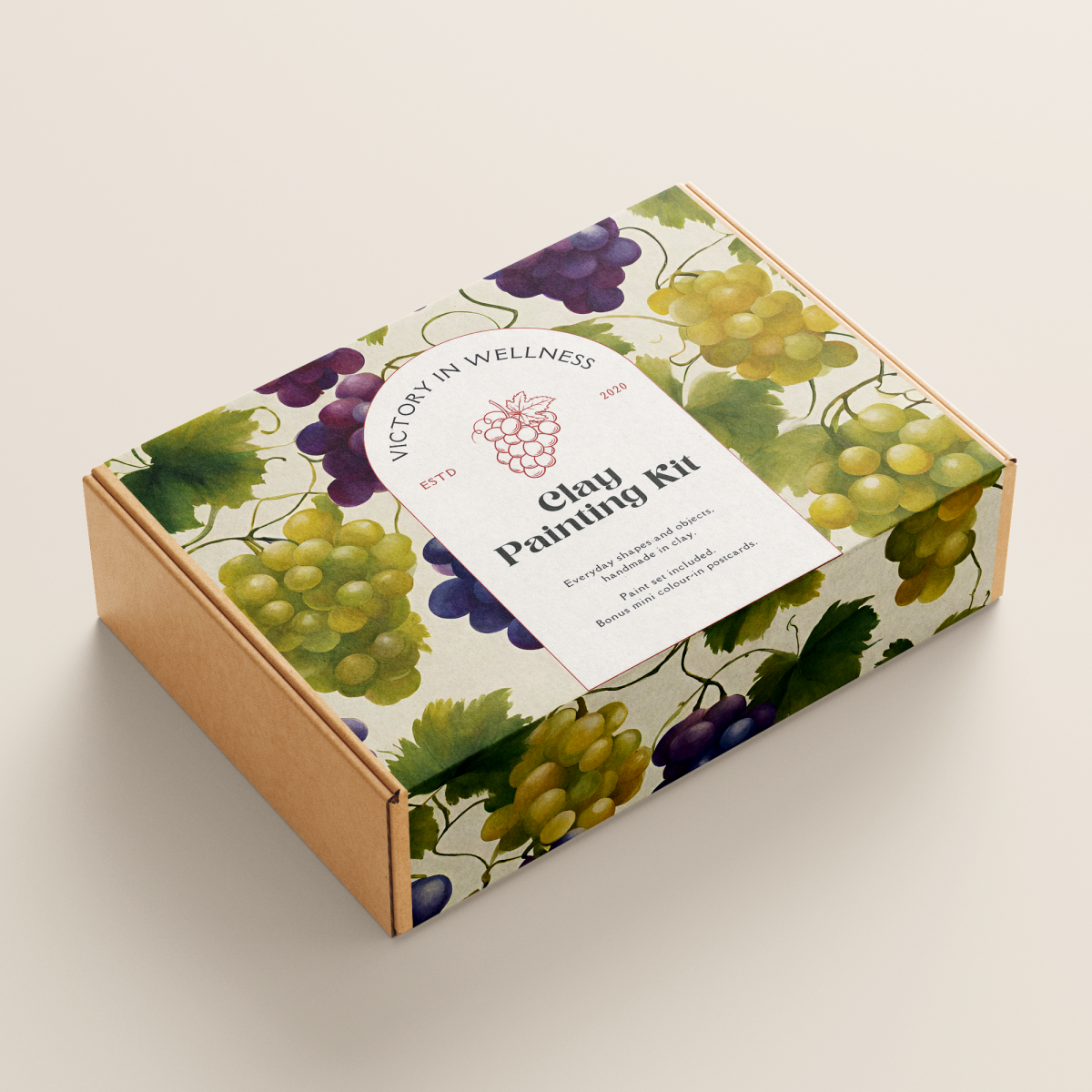 Grapes Fruit Clay Paint Kit | by Victory In Wellness - Image 2