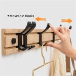 Fashion Style Bedroom Furniture Coat Rack Clothes Hanger Hooks Living Room Closet Bamboo Hat Racks Coat Hanger Wall Hook