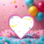 SHAPES ETC.  Large Cardstock Accents - Celebration Heart - Image 5