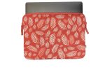Housse pour MacBook Air/Pro 13″ - Pattern ²Life Botanic Rouge - Image 2