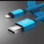 Extra strapabíró 1 méteres Lightning Iphone gyorstöltő és USB adatkábel