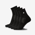 Quarter Mittelhohe Socken gepolstert für Damen und Herren 4X Paar - Image 6