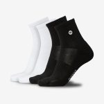 Quarter Mittelhohe Socken gepolstert für Damen und Herren 4X Paar - Image 23