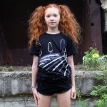 Short Sleeve Black T-Shirt with Toscana Print - Image 3